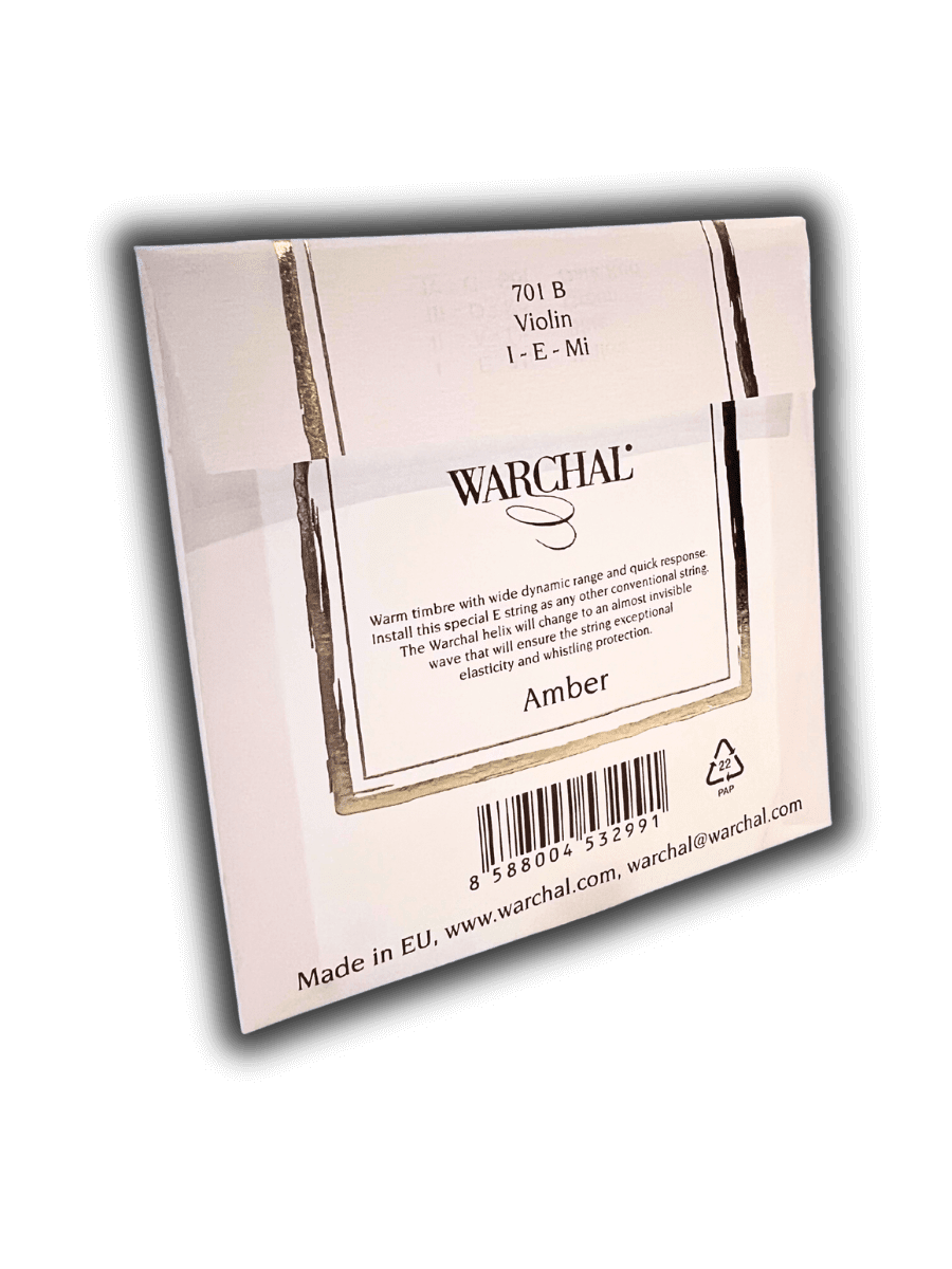 Premium Warchal Amber violin strings