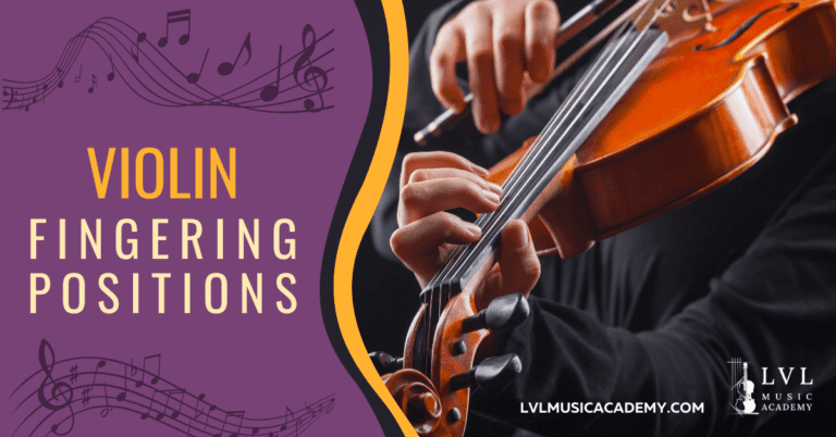 Correct violin fingering positions