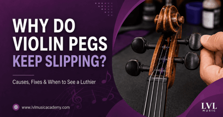 a luthier fixing a peg inside a violin pegbox