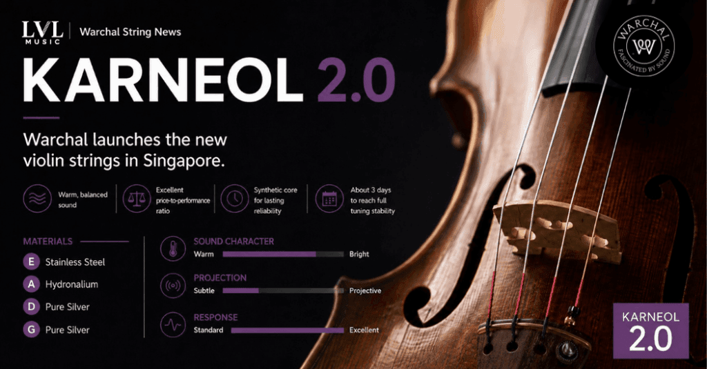 Warchal Updates Karneol Strings for 2026, Now Available in Singapore